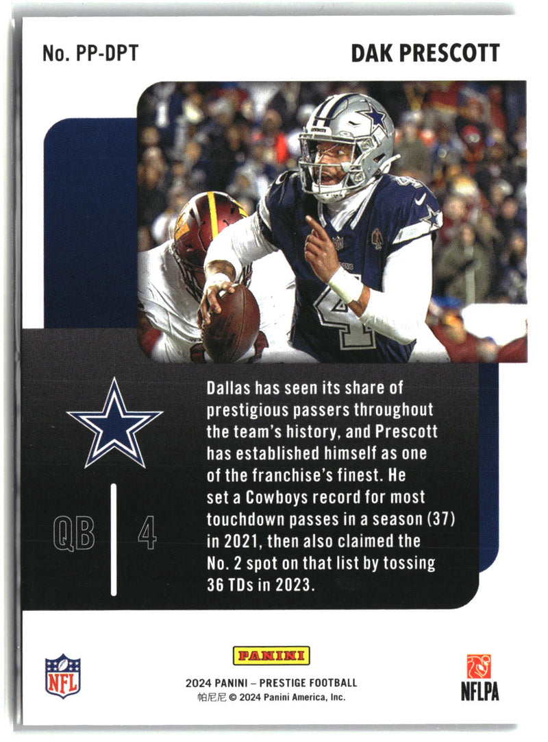 2024 Panini Prestige #PP-DPT Dak Prescott Prestigious Pros-2