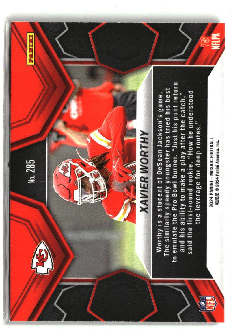 2024 Panini Mosaic #285 Xavier Worthy-2