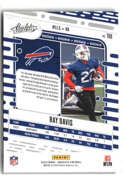 2024 Panini Absolute #188 Ray Davis Retail-2
