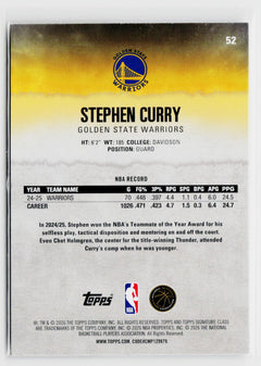 2025-26 Topps Signature Class #52 Stephen Curry-2