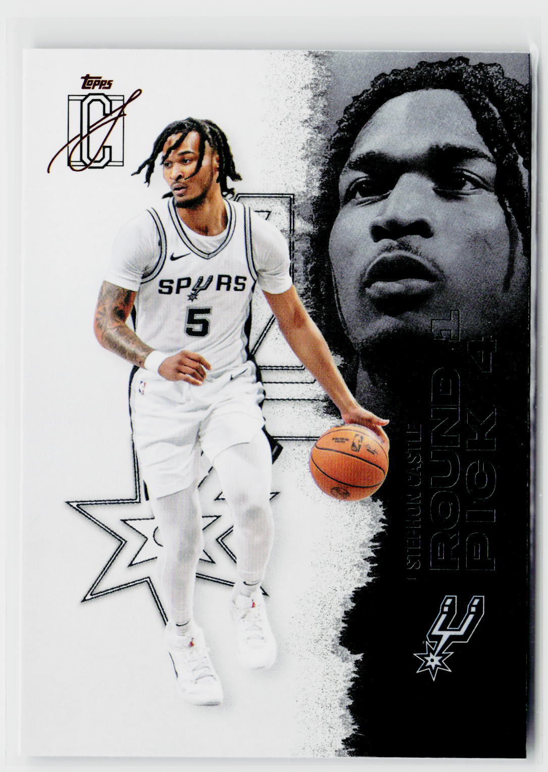 2025-26 Topps Signature Class #53 Stephon Castle-1