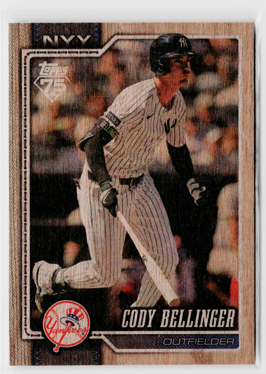 2026 Topps #607 Cody Bellinger Wood #/25