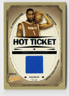 2004-05 Fleer Authentix #HT-TM Tracy McGrady Hot Ticket Jerseys #/450-1