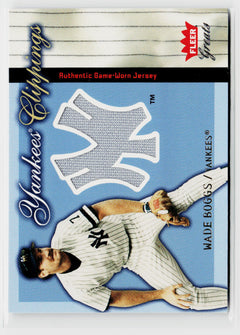 2004 Fleer Greats of the Game #YC-WB Wade Boggs Yankees Clippings-1