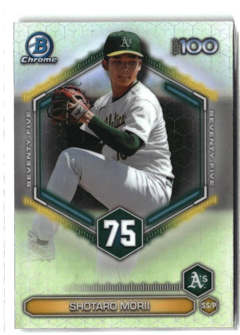 2026 Bowman #BTP-75 Shotaro Morii Bowman Scouts' Top 100-1