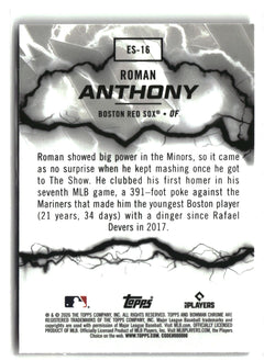 2026 Bowman #ES-16 Roman Anthony Electric Sluggers-2