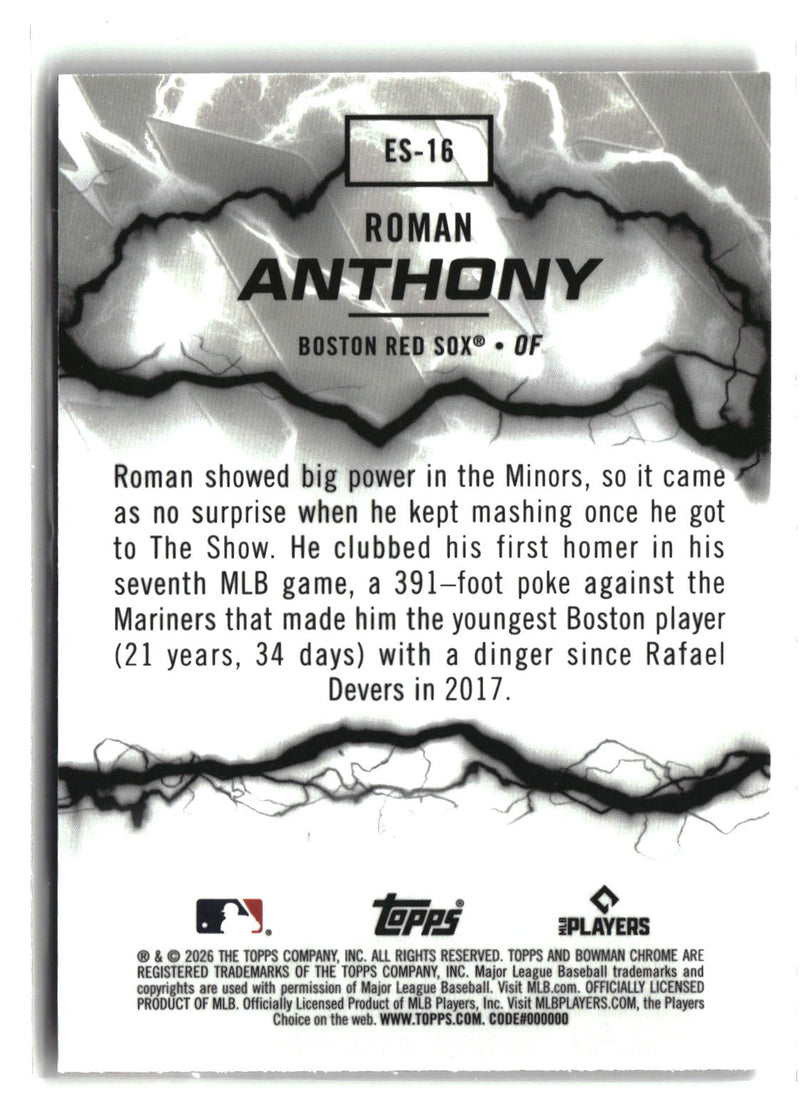 2026 Bowman #ES-16 Roman Anthony Electric Sluggers-2