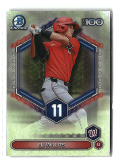 2026 Bowman #BTP-11 Eli Willits Bowman Scouts' Top 100-1
