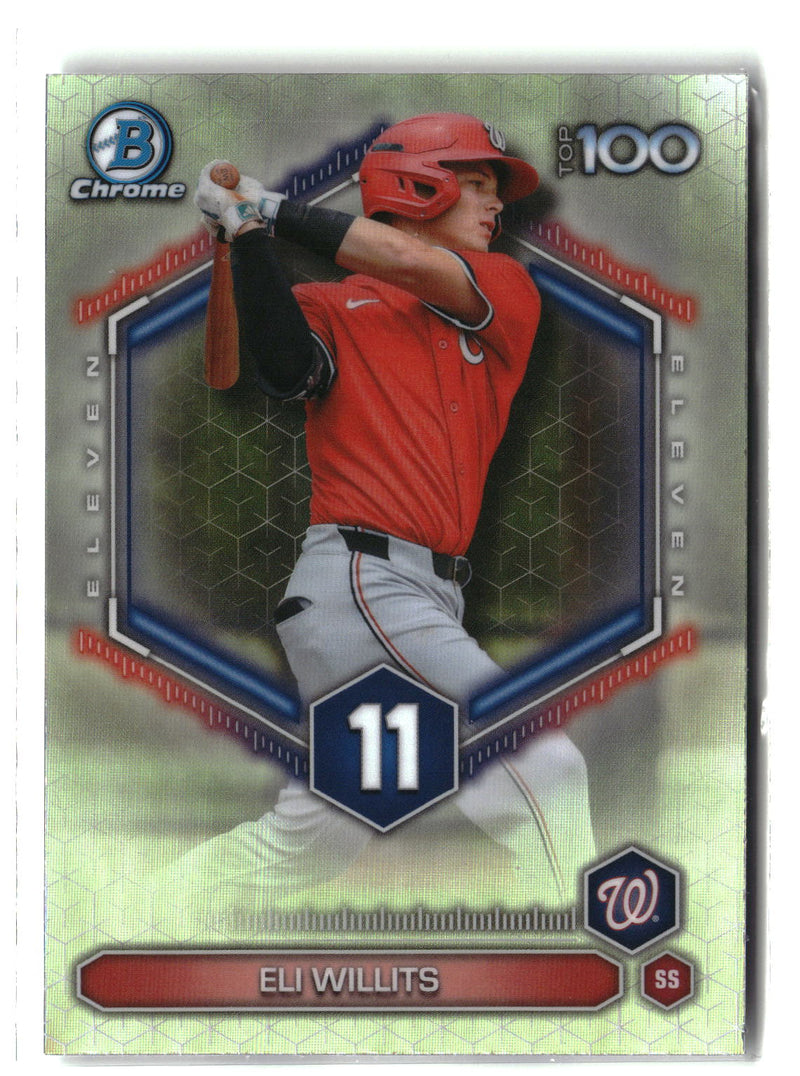 2026 Bowman #BTP-11 Eli Willits Bowman Scouts' Top 100-1