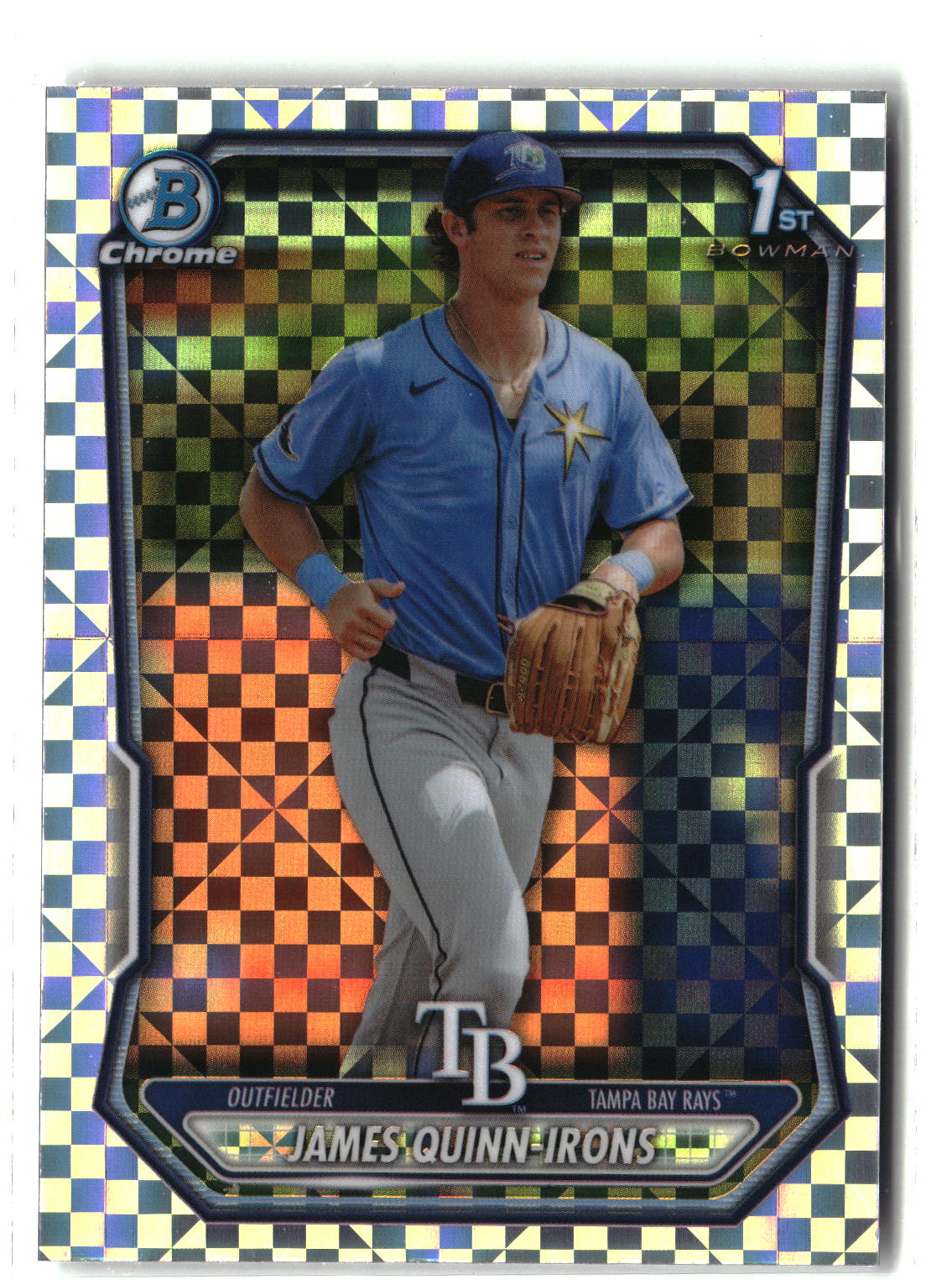 2026 Bowman #BCP-4 James Quinn-Irons Chrome Prospects X-Fractor