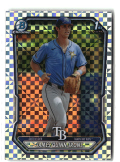 2026 Bowman #BCP-4 James Quinn-Irons Chrome Prospects X-Fractor-1