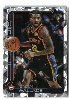 2025-26 Topps #119 Cason Wallace Crackleboard-1