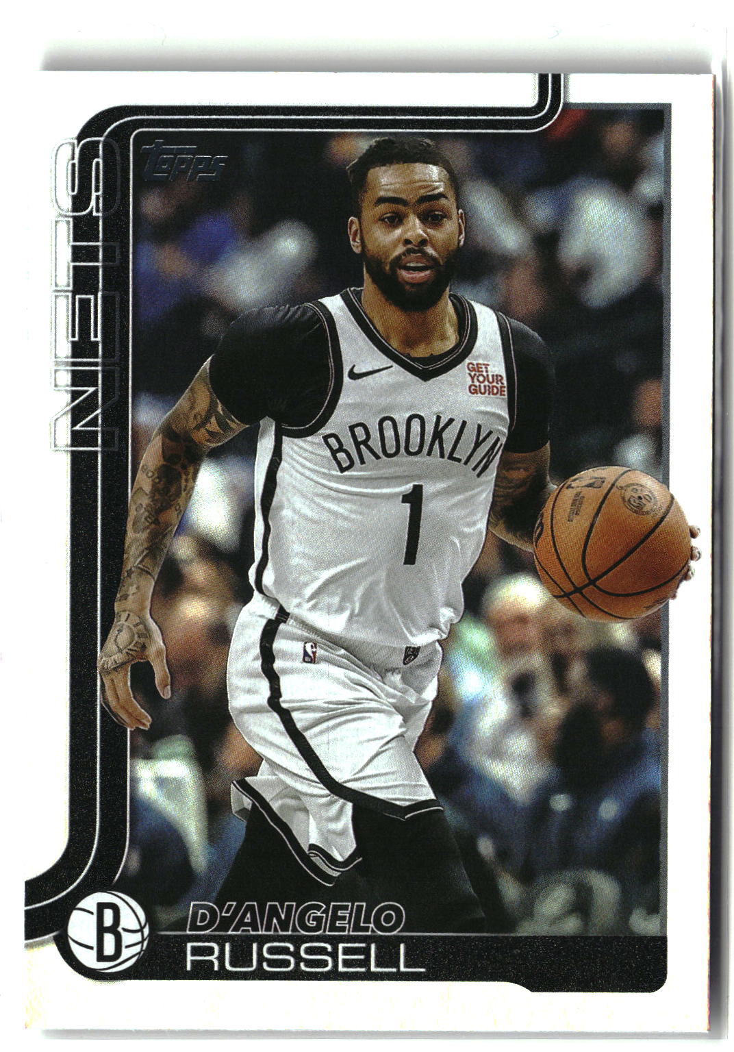 2025-26 Topps #8 D'Angelo Russell Rainbow Foilboard