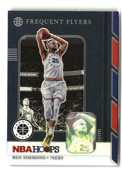 2019-20 Hoops #10 Ben Simmons Frequent Flyers-1