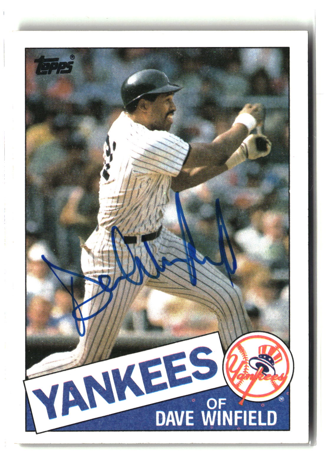 1985 Topps #180 Dave Winfield (Signed/Auto - No CoA)