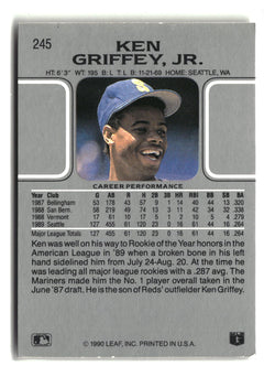 1990 Leaf #245 Ken Griffey Jr.-2
