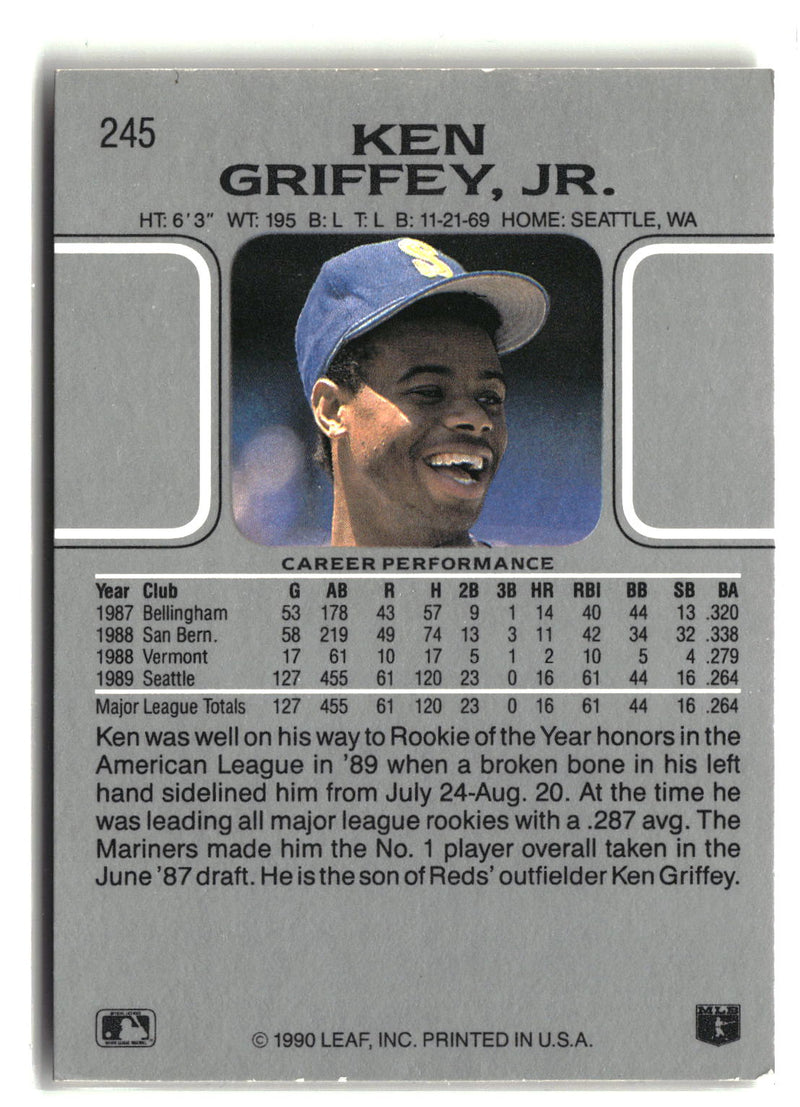 1990 Leaf #245 Ken Griffey Jr.-2