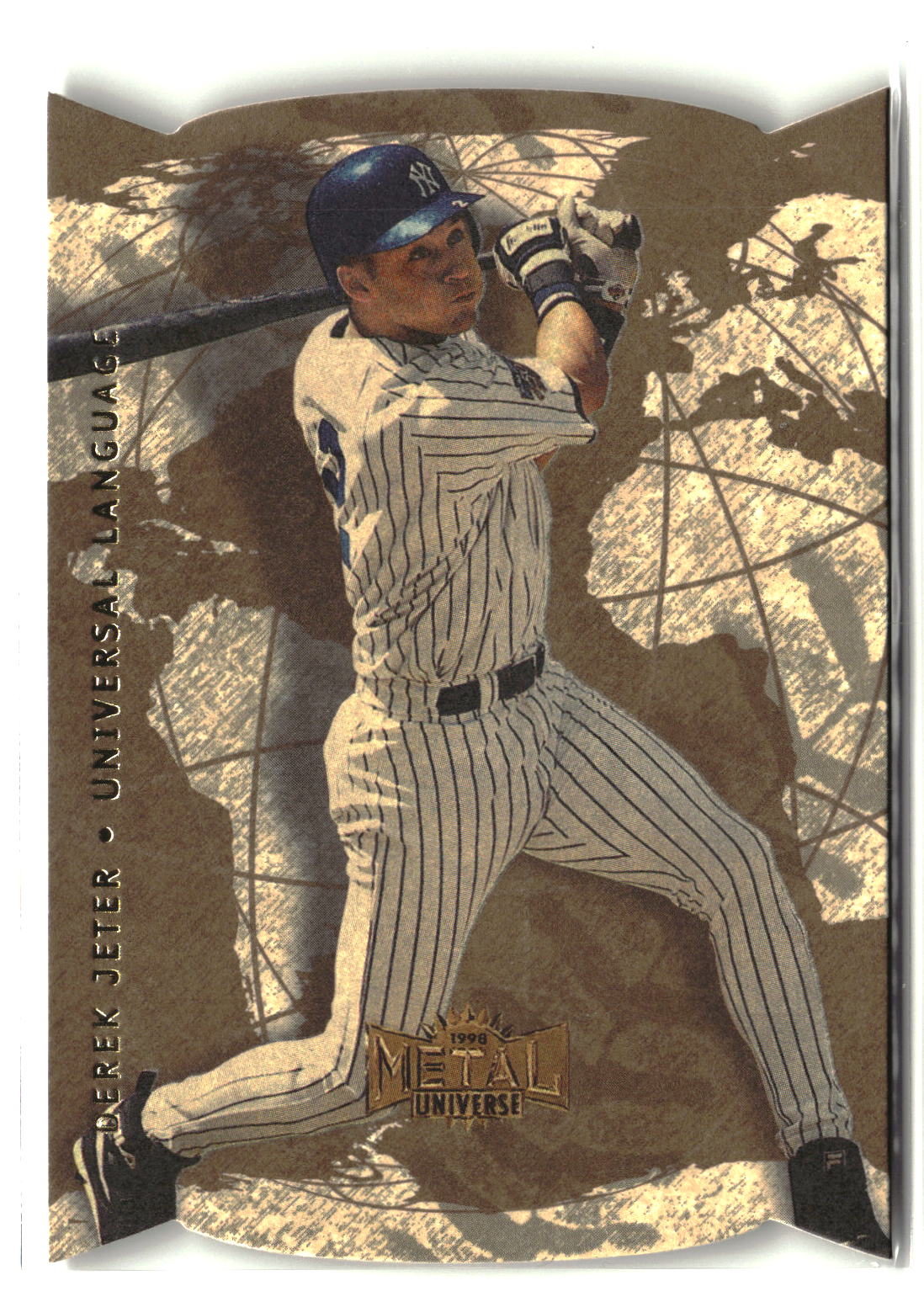 1998 Metal Universe #9 UL Derek Jeter Universal Language