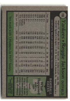 1979 Topps Burger King New York Yankees #21 Reggie Jackson-2