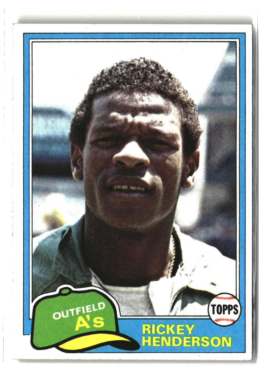 1981 Topps #261 Rickey Henderson