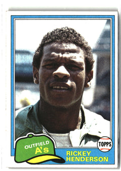 1981 Topps #261 Rickey Henderson-1