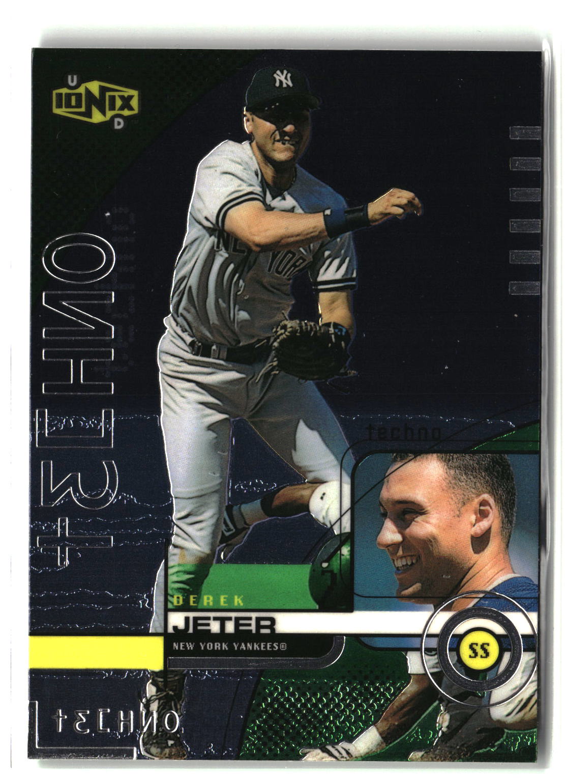 1999 UD Ionix #R78 Derek Jeter