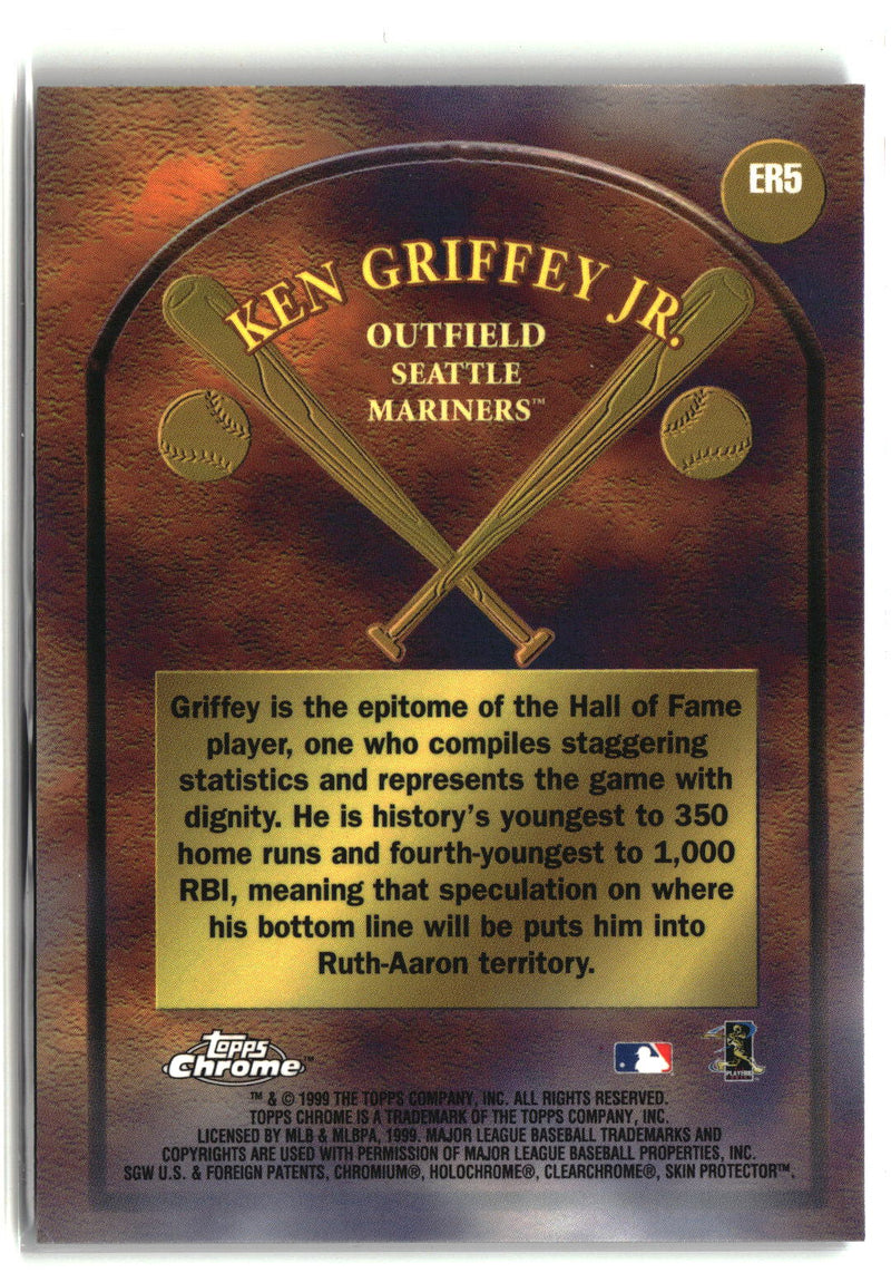 1999 Topps Chrome #ER5 Ken Griffey Jr. Early Road to the Hall-2