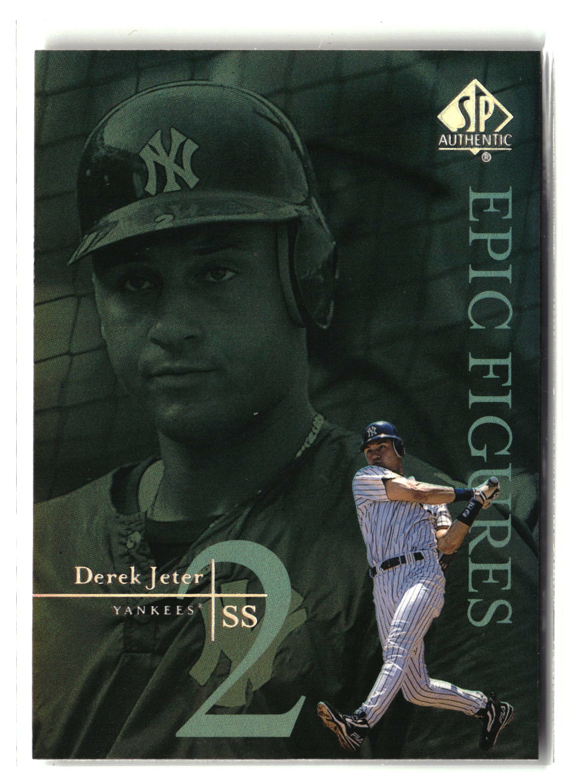 1999 SP Authentic #E18 Derek Jeter Epic Figures