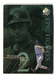 1999 SP Authentic #E18 Derek Jeter Epic Figures-1