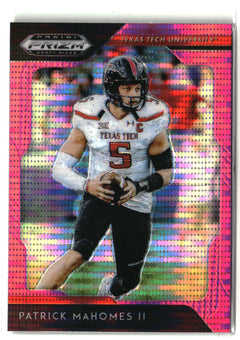 2019 Panini Prizm Draft Picks #72 Patrick Mahomes II Prizms Pink Pulsar-1