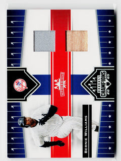 2005 Donruss Champions #355 Bernie Williams Impressions Combos #/43-1