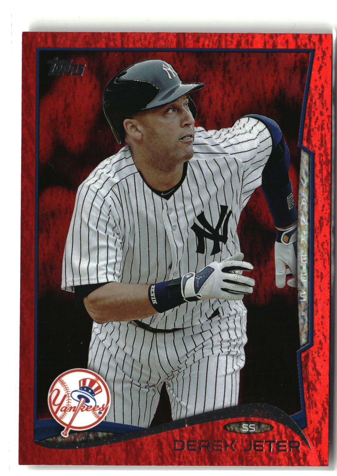 2014 Topps #200 Derek Jeter Red Foil-7