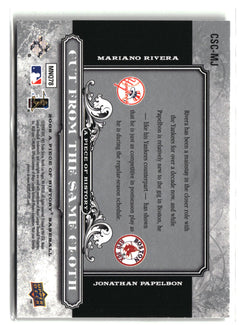 2008 Upper Deck #CSC-MJ Mariano Rivera / Jonathan Papelbon Silver #/149-2