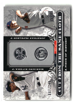2008 Upper Deck #CSC-MJ Mariano Rivera / Jonathan Papelbon Silver #/149-3