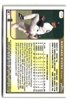 1999 Topps Chrome #172 Mariano Rivera-2