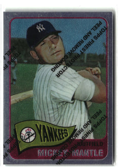 1996 Topps #15 Mickey Mantle Mickey Mantle Commemorative Reprints Finest-7