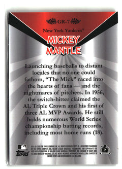2009 Topps #GR-7 Mickey Mantle-2