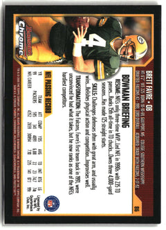 2000 Bowman Chrome #86 Brett Favre-6