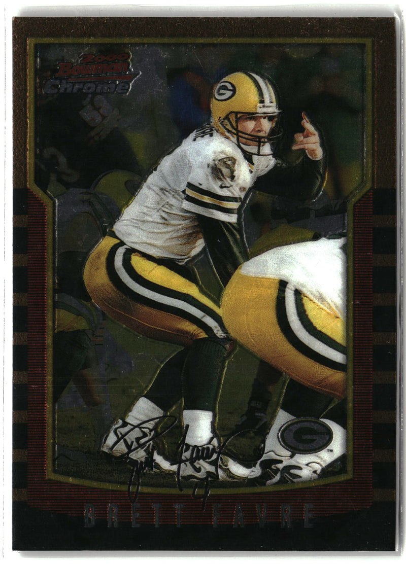 2000 Bowman Chrome #86 Brett Favre-3