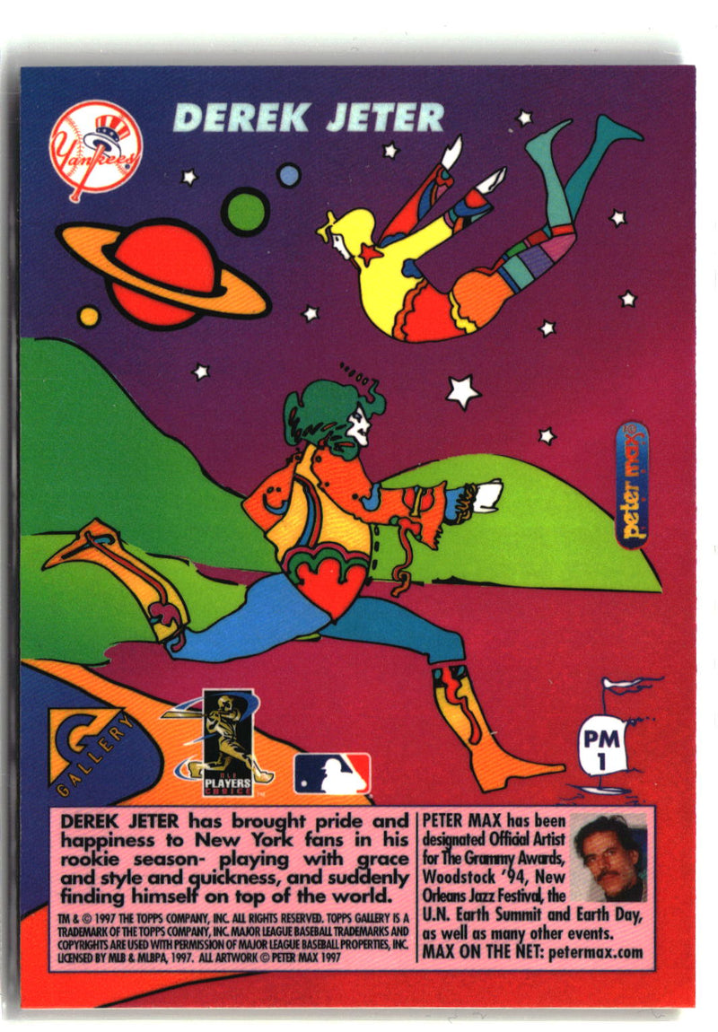 1997 Topps Gallery #PM1 Derek Jeter Peter Max-2