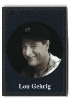 2001 Topps Chrome #BT1 Lou Gehrig Before There Was Topps-1