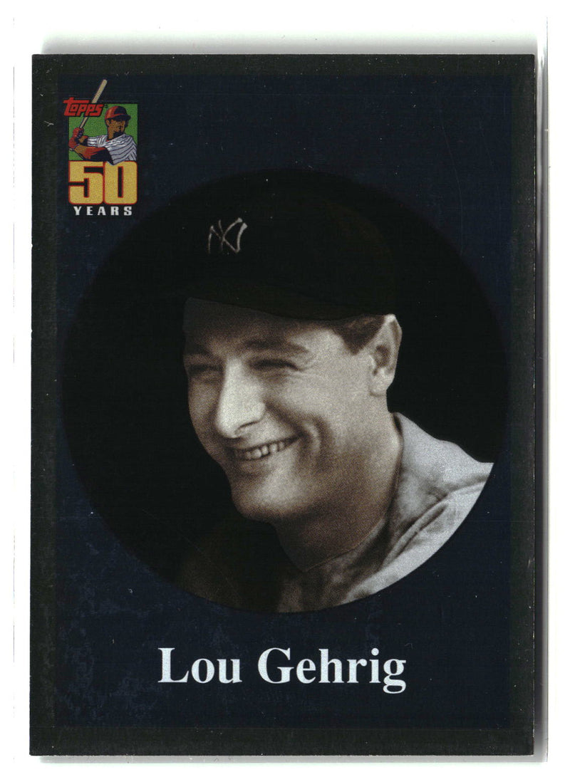 2001 Topps #BT1 Lou Gehrig Before There Was Topps-1