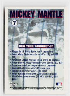 1996 Topps #7 Mickey Mantle-2