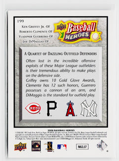 2008 Upper Deck Baseball Heroes #199 Ken Griffey Jr. Roberto Clemente #/399-2