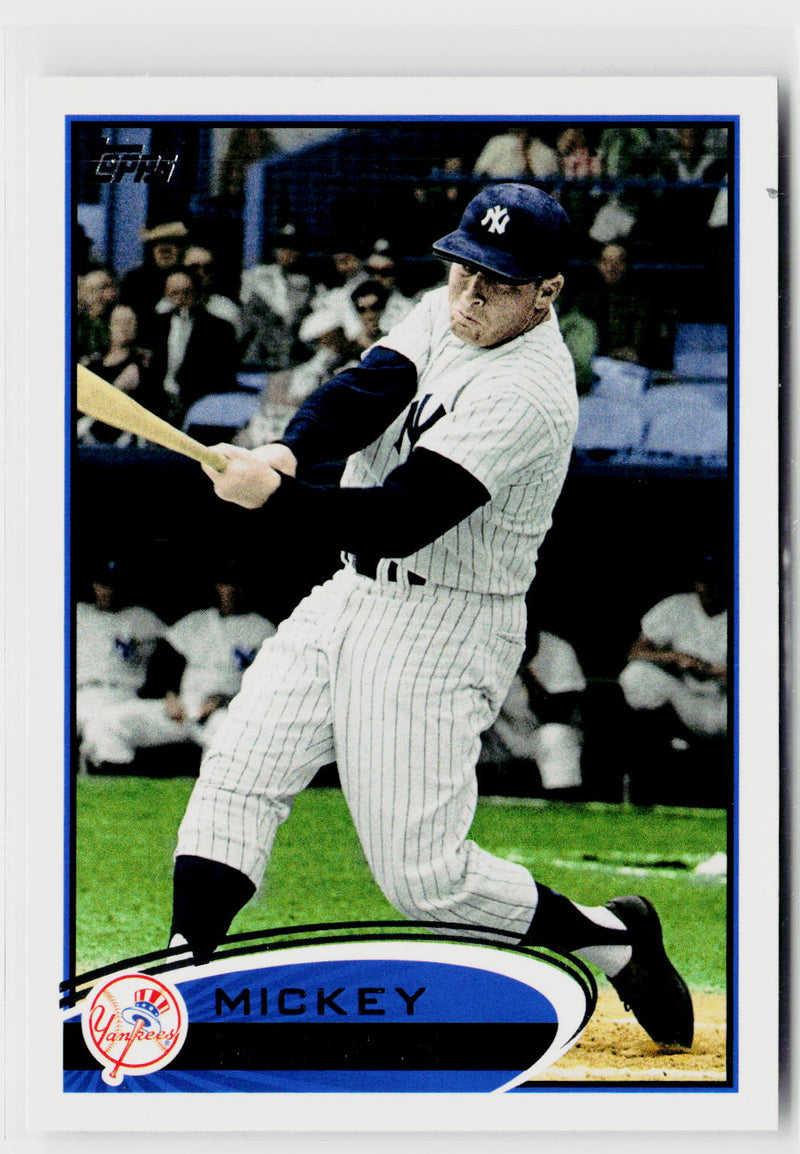2012 Topps #7a Mickey Mantle-1