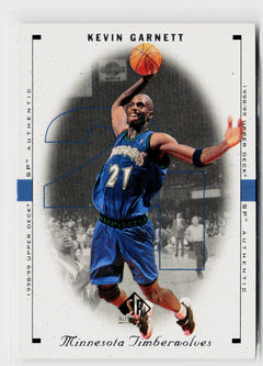 1998-99 SP Authentic #53 Kevin Garnett-1