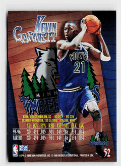 1996-97 SkyBox Z-Force #52 Kevin Garnett-2