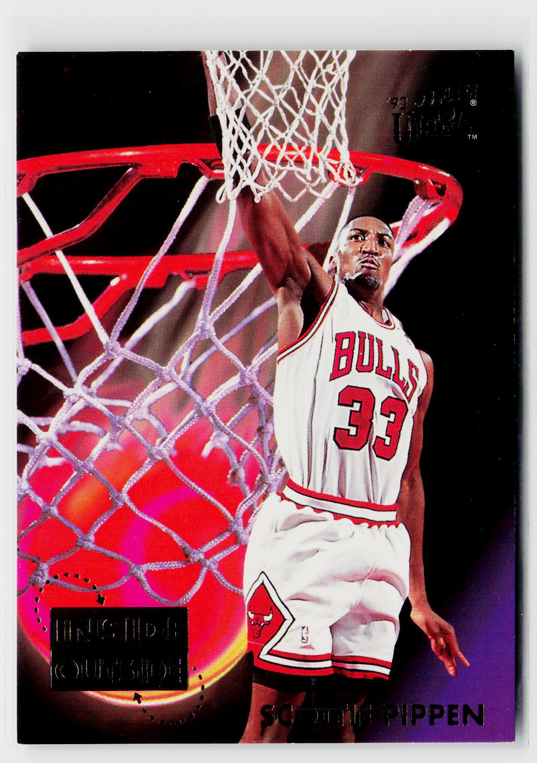 1993-94 Ultra #7 Scottie Pippen Inside Outside
