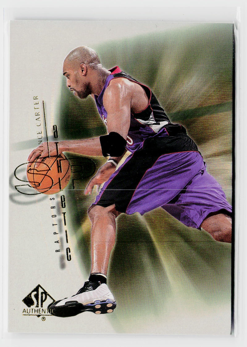 2000-01 SP Authentic #A4 Vince Carter Athletic-1