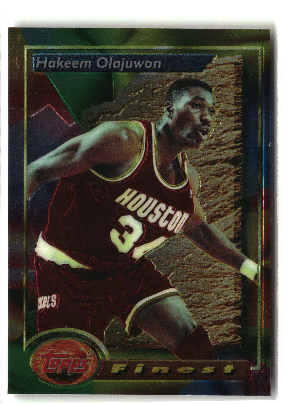 1993-94 Finest #76 Hakeem Olajuwon